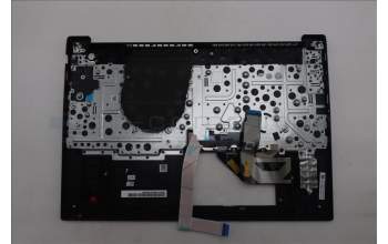 Lenovo 5M11S10385 C-Cover with keyboard, Czech Slovakian, Black, Backlight, UK