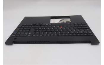 Lenovo 5M11S10394 C-Cover with keyboard, Nordic, Black, Backlight, UK