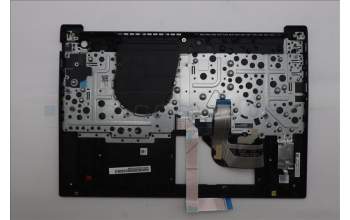 Lenovo 5M11S10398 C-Cover with keyboard, Switzerland, Black, Backlight, UK