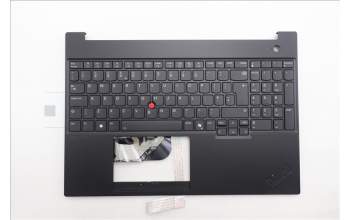 Lenovo 5M11S10403 C-Cover with keyboard, UK English, Black, Backlight, UK