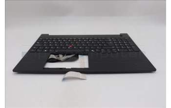 Lenovo 5M11S10403 C-Cover with keyboard, UK English, Black, Backlight, UK