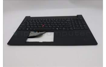 Lenovo 5M11S10439 C-Cover with keyboard, Ukraine, Black, Backlight, US
