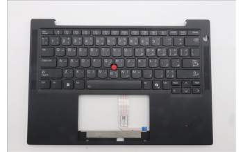 Lenovo 5M11S15564 C-Cover with keyboard, Arabic, Black, Backlight, US