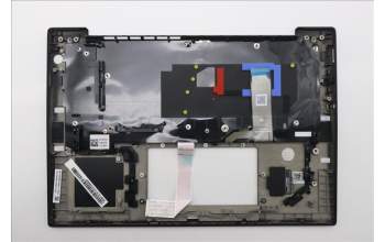 Lenovo 5M11S15573 C-Cover with keyboard, Bulgarian, Black, Backlight, UK