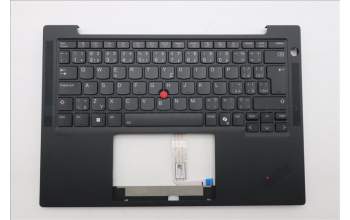Lenovo 5M11S15579 C-Cover with keyboard, Czech Slovakian, Black, Backlight, UK