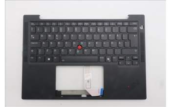 Lenovo 5M11S15648 C-Cover with keyboard, Swedish/Finnish, Black, Backlight, UK