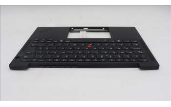Lenovo 5M11S15665 C-Cover with keyboard, UK English, Black, Backlight, UK