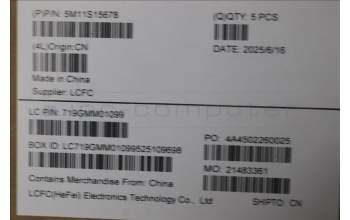 Lenovo 5M11S15678 C-Cover with keyboard, Belgian, Black, Backlight, WWAN, UK