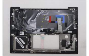 Lenovo 5M11S15690 C-Cover with keyboard, Czech Slovakian, Black, Backlight, WWAN, UK