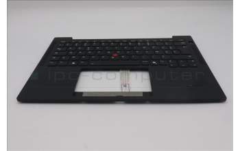 Lenovo 5M11S15705 C-Cover with keyboard, French, Black, Backlight, WWAN, US