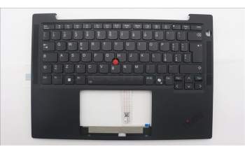 Lenovo 5M11S15725 C-Cover with keyboard, Italian, Black, Backlight, WWAN, UK