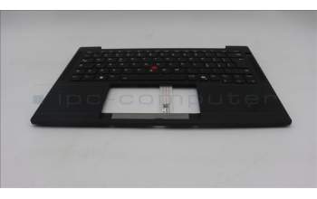 Lenovo 5M11S15725 C-Cover with keyboard, Italian, Black, Backlight, WWAN, UK