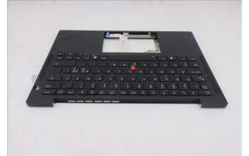 Lenovo 5M11S15744 C-Cover with keyboard, Nordic, Black, Backlight, WWAN, UK