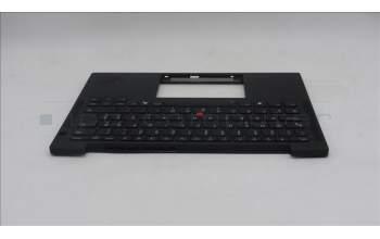 Lenovo 5M11S15754 C-Cover with keyboard, Slovenian, Black, Backlight, WWAN, UK