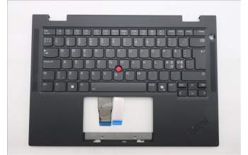 Lenovo 5M11S15949 C-Cover with keyboard, Nordic, Black, Backlight, UK
