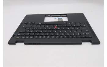 Lenovo 5M11S15949 C-Cover with keyboard, Nordic, Black, Backlight, UK