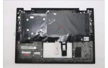 Lenovo 5M11S15953 C-Cover with keyboard, Portuguese, Black, Backlight, UK