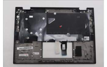 Lenovo 5M11S15975 C-Cover with keyboard, Switzerland, Black, Backlight, UK