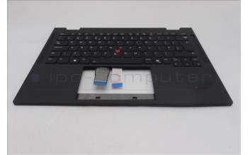 Lenovo 5M11S15995 C-Cover with keyboard, UK English, Black, Backlight, UK