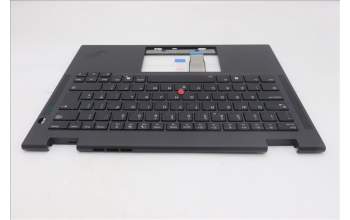 Lenovo 5M11S15995 C-Cover with keyboard, UK English, Black, Backlight, UK