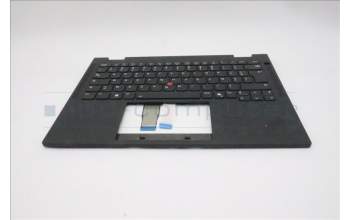 Lenovo 5M11S16049 C-Cover with keyboard, French, Black, Backlight, WWAN, US