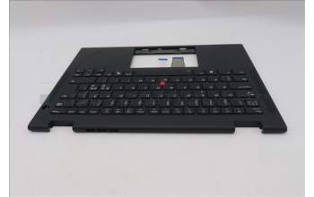 Lenovo 5M11S16097 C-Cover with keyboard, Nordic, Black, Backlight, WWAN, UK