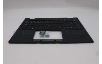Lenovo 5M11S16115 C-Cover with keyboard, Spanish, Black, Backlight, WWAN, UK