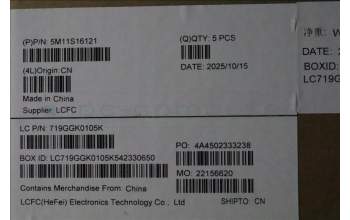 Lenovo 5M11S16121 C-Cover with keyboard, Switzerland, Black, Backlight, WWAN, UK