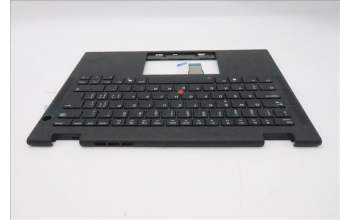 Lenovo 5M11S16121 C-Cover with keyboard, Switzerland, Black, Backlight, WWAN, UK