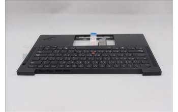 Lenovo 5M11S16159 C-Cover with keyboard, Arabic, Black, Backlight, US