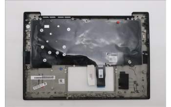 Lenovo 5M11S16161 C-Cover with keyboard, Belgian, Black, Backlight, UK