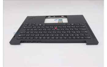 Lenovo 5M11S16169 C-Cover with keyboard, Bulgarian, Black, Backlight, UK