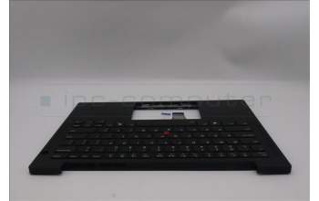 Lenovo 5M11S16185 C-Cover with keyboard, English, Black, Backlight, US