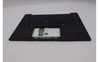 Lenovo 5M11S16189 C-Cover with keyboard, Estonian, Black, Backlight, UK