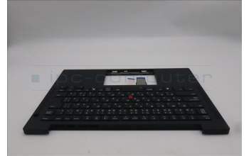Lenovo 5M11S16229 C-Cover with keyboard, Japanese, Black, Backlight, JP