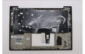 Lenovo 5M11S16243 C-Cover with keyboard, Norwegian, Black, Backlight, UK