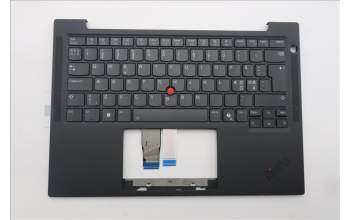 Lenovo 5M11S16245 C-Cover with keyboard, Nordic, Black, Backlight, UK