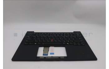 Lenovo 5M11S16253 C-Cover with keyboard, Russian, Black, Backlight, US