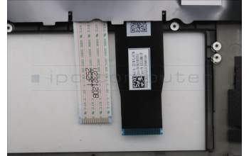 Lenovo 5M11S16261 C-Cover with keyboard, Spanish, Black, Backlight, UK