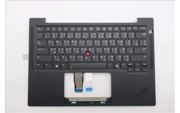 Lenovo 5M11S16279 C-Cover with keyboard, Thai, Black, Backlight, US