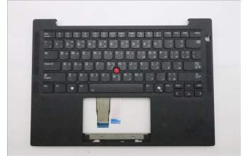 Lenovo 5M11S16305 C-Cover with keyboard, Arabic, Black, Backlight, WWAN, US