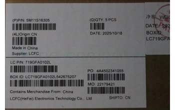 Lenovo 5M11S16305 C-Cover with keyboard, Arabic, Black, Backlight, WWAN, US