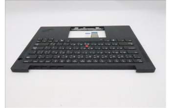 Lenovo 5M11S16305 C-Cover with keyboard, Arabic, Black, Backlight, WWAN, US
