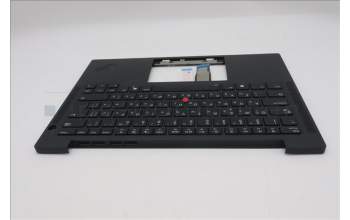 Lenovo 5M11S16319 C-Cover with keyboard, Bulgarian, Black, Backlight, WWAN, UK