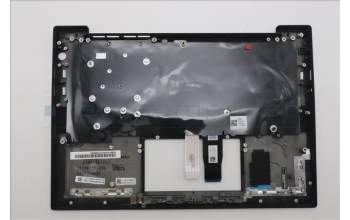 Lenovo 5M11S16353 C-Cover with keyboard, German, Black, Backlight, WWAN, UK