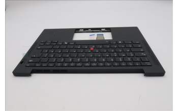 Lenovo 5M11S16353 C-Cover with keyboard, German, Black, Backlight, WWAN, UK