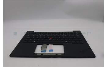 Lenovo 5M11S16399 C-Cover with keyboard, Portuguese, Black, Backlight, WWAN, UK