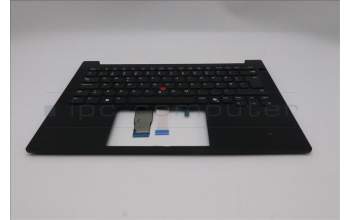 Lenovo 5M11S26770 C-Cover with keyboard, Norwegian, Black, UK