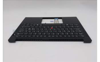 Lenovo 5M11S26781 C-Cover with keyboard, Nordic, Black, UK