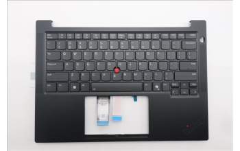 Lenovo 5M11S26820 C-Cover with keyboard, English, Black, Backlight, US
